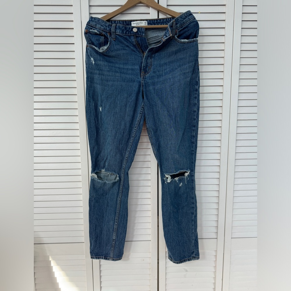 Curvy high rise skinny jeans A&F